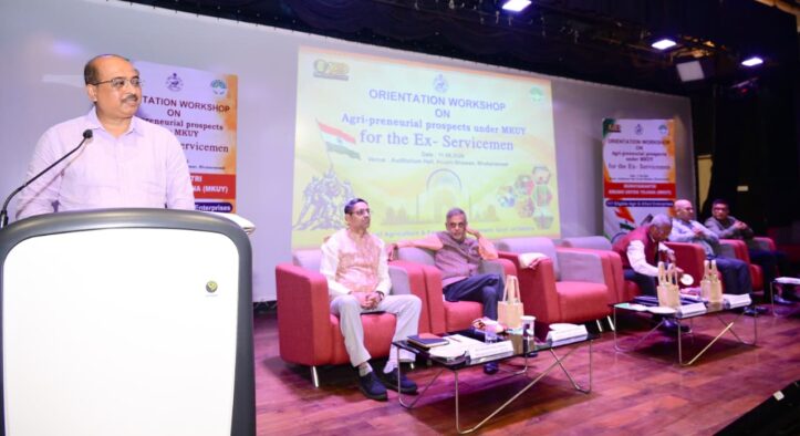 Odisha Holds Workshop to Promote Agri-Entrepreneurship Among Ex-Servicemen