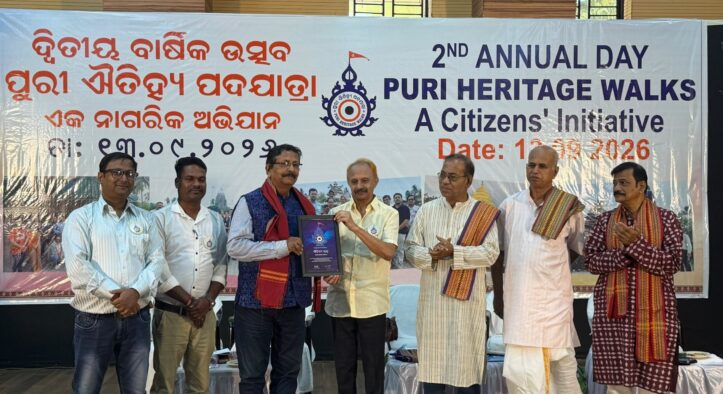 Puri Heritage Walks Marks Second Anniversary, Honours Heritage Keepers